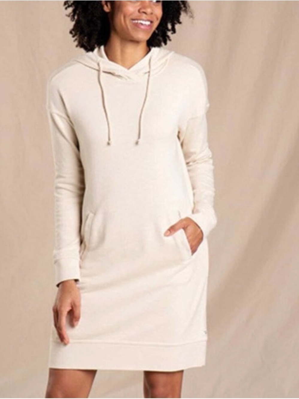 Toad&Co | Organic Cotton Follow Through Hooded Sweatshirt Dress | Size Small